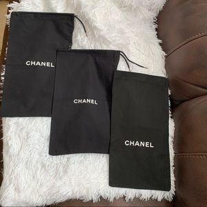 3 different CHANEL dust bags